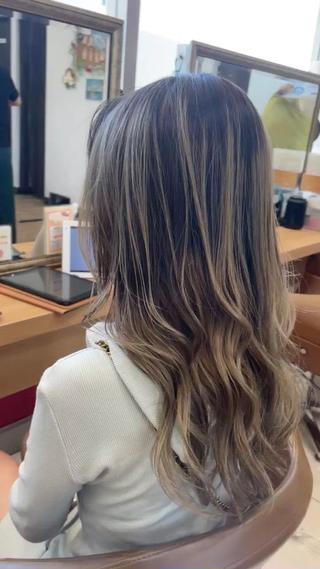 ロング カラー 💫カットパーマ💫 伊原虎太郎のヘアスタイル