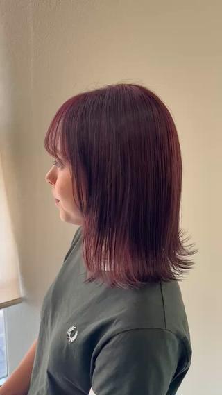 ミディアム カラー SARAJU仁川 _aya🌼のヘアスタイル