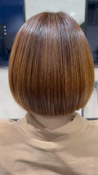 ショート カラー 《.Xian》ホソミ /透明感カラー/艶髪のヘアスタイル