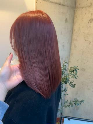 ミディアム 🎵ぷる艶ハイトーン 柔らかヘア🍅まあやのヘアスタイル