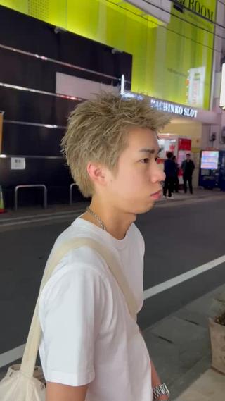 ショート カラー メンズ 池田 海斗のヘアスタイル