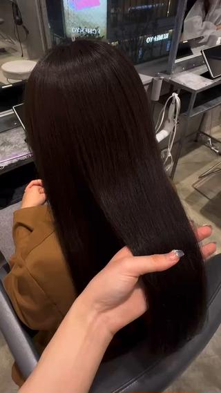 ロング Euphoria  SHIBUYAGRANDE所属・ストレートモデル募集 ソナのヘアスタイル