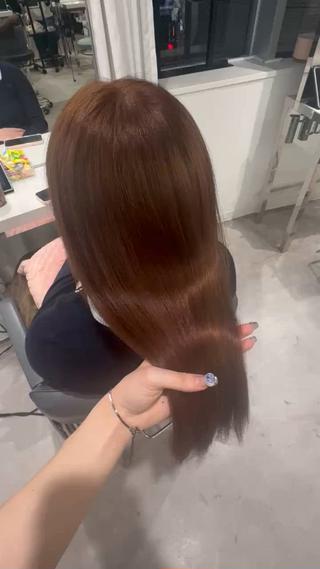 ロング Euphoria  SHIBUYAGRANDE所属・ストレートモデル募集 ソナのヘアスタイル