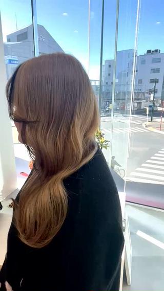 韓国/韓国風/ヨシンモリ/タンバルモリ/ワンホンヘア/顔周り/ショート/ボブ/ブリーチ/ダブルカラー