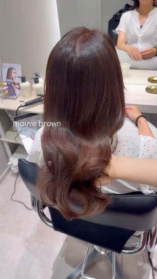 ロング カラー レイヤー/髪質改善カ ラ-🤍津田奈々美‎のヘアスタイル