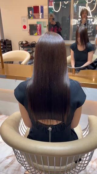 セミロング カラー パーマ ヘアアレンジ 🏆ハッシュカット× 髪質改善🏆カイトのヘアスタイル