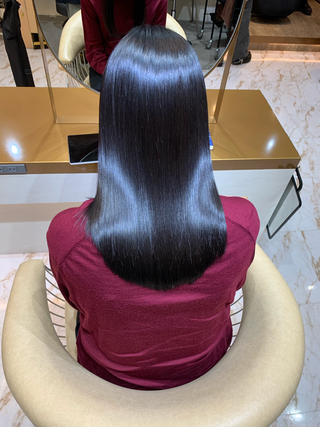 ミディアム カラー パーマ ヘアアレンジ 🏆ハッシュカット× 髪質改善🏆カイトのヘアスタイル