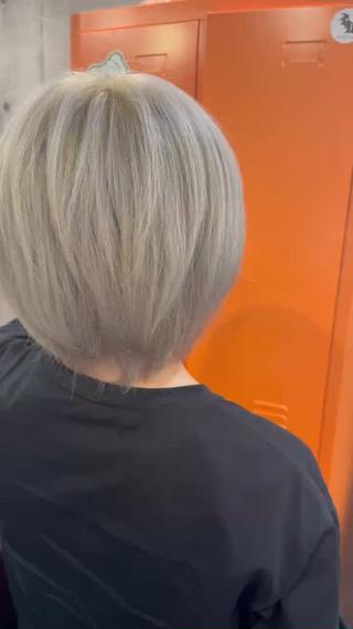 カラー NINE+/代表 ブリーチ特化型サロンのヘアスタイル