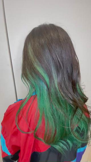 ロング カラー NINE+/代表 ブリーチ特化型サロンのヘアスタイル