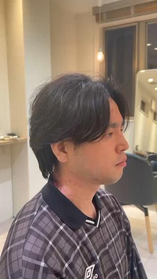 パーマ メンズ いぶき/透明感カラー 🎨メンズパーマ🔥のヘアスタイル