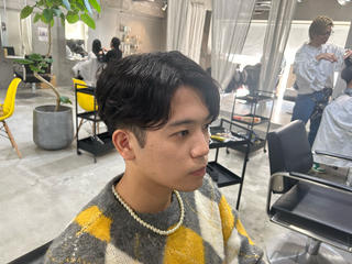 ショート パーマ メンズ メンズパーマ✨️村越 雄斗のヘアスタイル