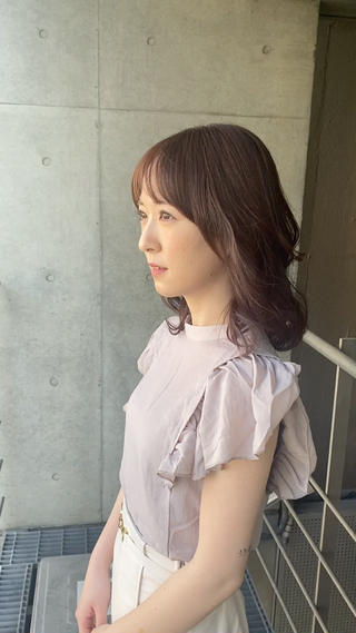 ミディアム カラー PREVIA銀座渡辺 真矢のヘアスタイル