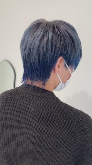 カラー メンズ 🐺青木光太朗 ウルフ/レイヤー🐺のヘアスタイル