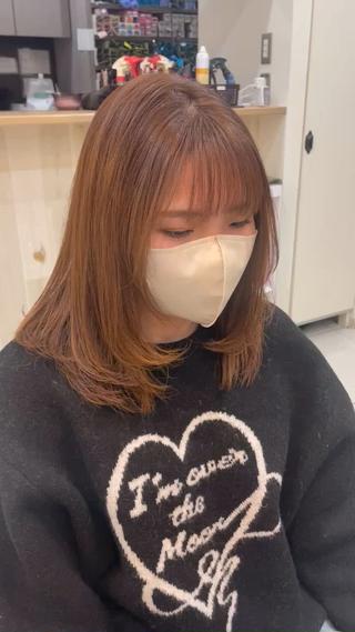 ミディアム カラー 田野倉NEXT店 美髪ニストのヘアスタイル