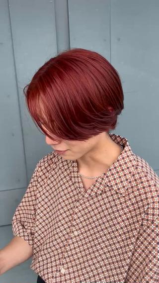 ショート ハイトーン、カラー 特化⟡.·すわ☁️のヘアスタイル