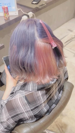 ショート カラー ハイトーン、カラー 特化⟡.·すわ☁️のヘアスタイル