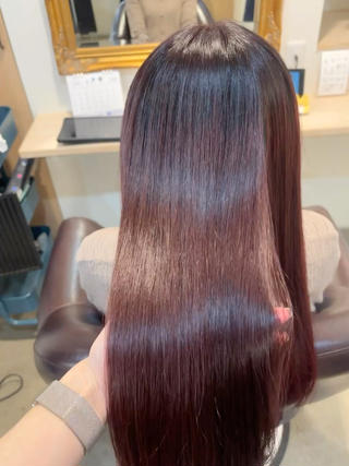 ロング 堀井 彩加のヘアスタイル