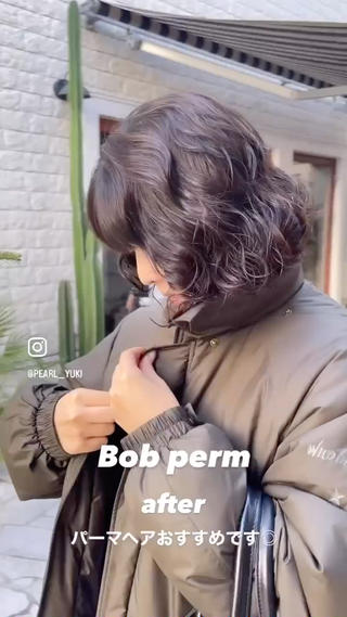 ミディアム パーマ 髪質改善ストレート✨ パーマヘア✨YUKIのヘアスタイル