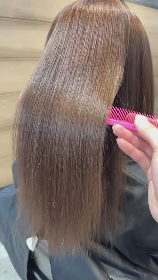 髪質改善ストレート