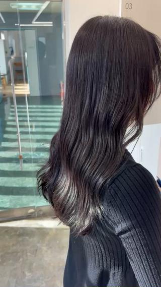 ロング カラー 🔵暗髪 特化🔵 梅田・増田のヘアスタイル