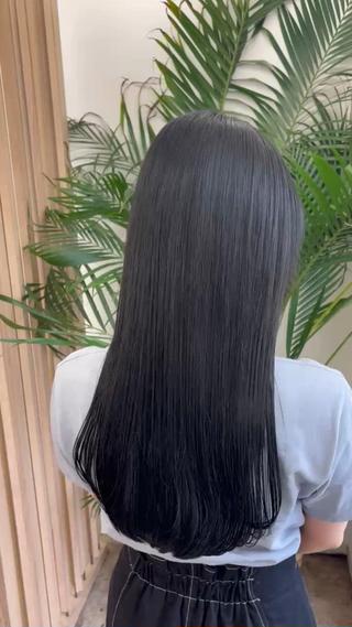 ロング カラー 🔵暗髪 特化🔵 梅田・増田のヘアスタイル
