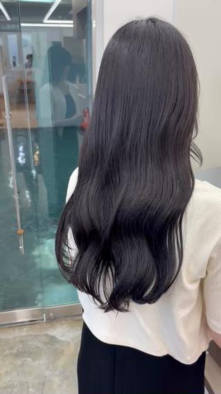 ロング カラー 🔵暗髪　特化🔵 梅田・増田のヘアスタイル