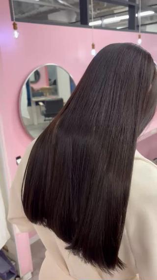 ロング カラー 🔵暗髪　特化🔵 梅田・増田のヘアスタイル