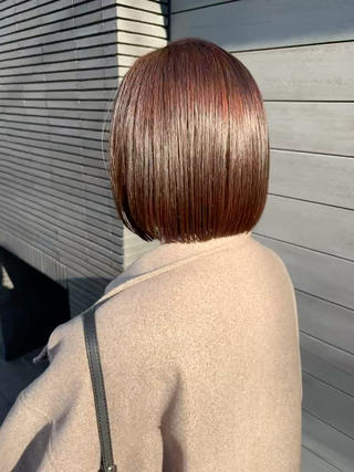 ショート カラー パーマ ショートボブ縮毛矯正 髪質改善のプロ山道潤のヘアスタイル