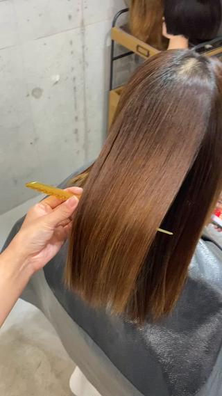 セミロング 佐藤 綾香のヘアスタイル