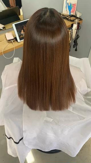 ロング 佐藤 綾香のヘアスタイル