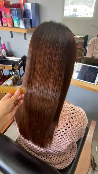 ロング 佐藤 綾香のヘアスタイル