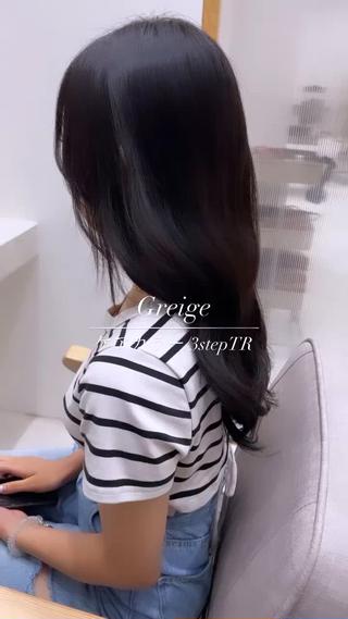 セミロング カラー ヘアアレンジ ✨艶髪✨ 吉田誠のヘアスタイル