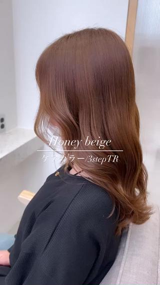 ミディアム カラー ヘアアレンジ ✨艶髪✨ 吉田誠のヘアスタイル