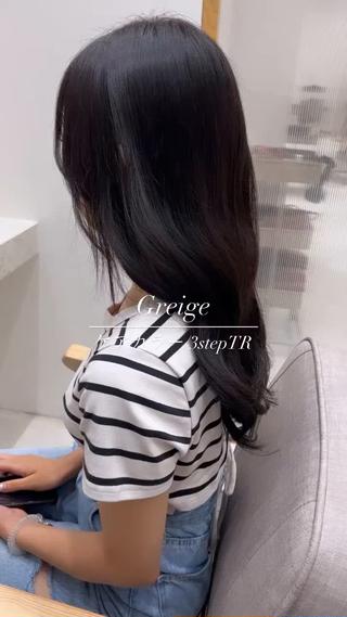 セミロング カラー ヘアアレンジ ✨艶髪✨ 吉田誠のヘアスタイル