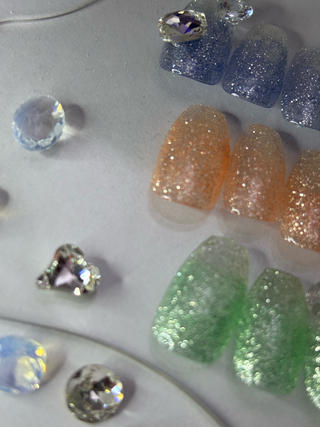 フラッシュジェルのグラデーション✧︎*。
どのお色でもお作りできます︎︎∗︎*゚