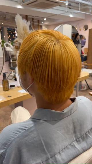 ショート カラー heelSENGAWA所属・heel SENGAWAのヘアスタイル