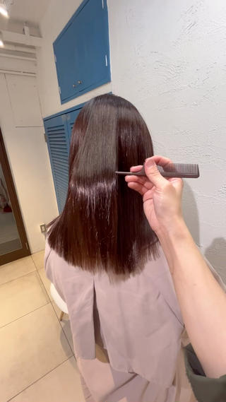 セミロング メイク/ケアカラー 🐬HIKARU🐬のヘアスタイル