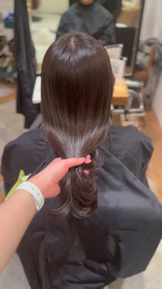 ロング 安丸 結夏のヘアスタイル
