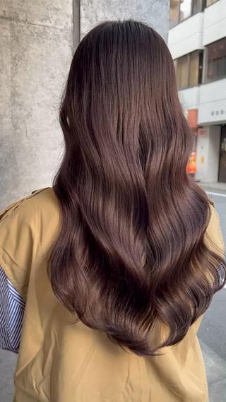 ロング GrandStory Salon渋谷所属・似合せ髪質改善カラー ×韓国ヘア@DAIのヘアスタイル