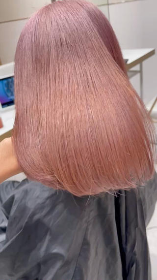 ミディアム カラー レイヤーカット/ボブ /縮毛矯正✨大輝のヘアスタイル