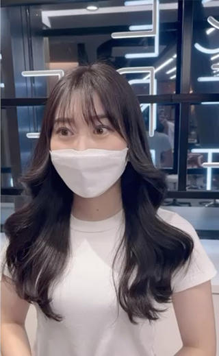 ロング カラー ヘアアレンジ 心斎橋🤍韓国風🤍 Mamiのヘアスタイル