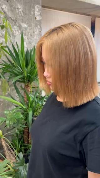 ミディアム サワムラ ソナタのヘアスタイル