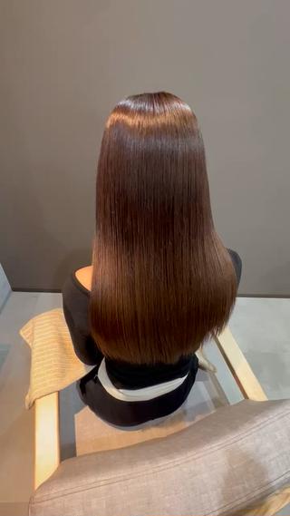 ロング カラー 中村 ひなたのヘアスタイル