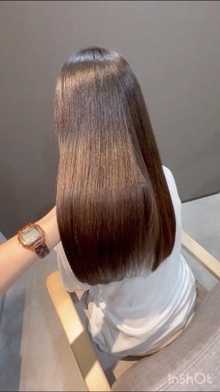 ロング カラー 中村 ひなたのヘアスタイル