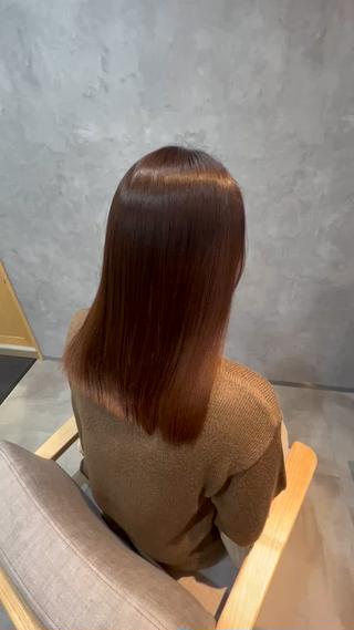 セミロング 中村 ひなたのヘアスタイル