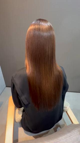 ロング 中村 ひなたのヘアスタイル