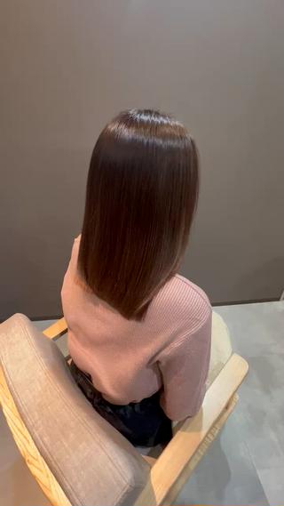 ロング 中村 ひなたのヘアスタイル