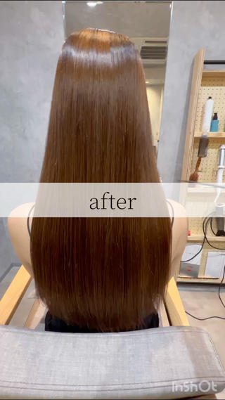 ロング 中村 ひなたのヘアスタイル