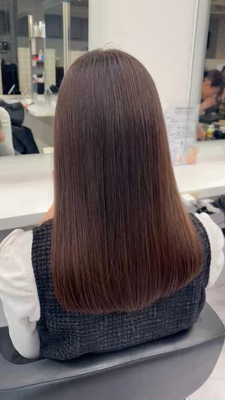 セミロング 🫧うる艶透明感🫧 RION🫧横浜🫧のヘアスタイル