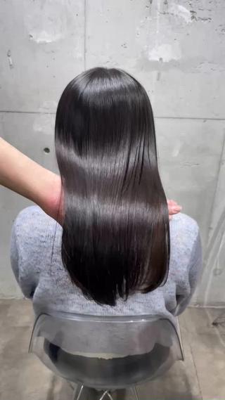 セミロング 🫧うる艶透明感🫧 RION🫧横浜🫧のヘアスタイル